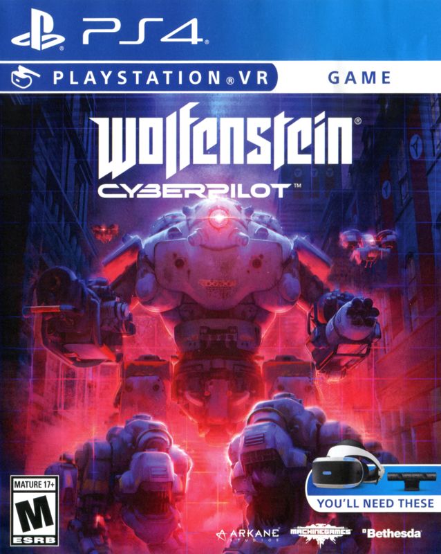 Wolfenstein: Cyberpilot box art for Playstation 4